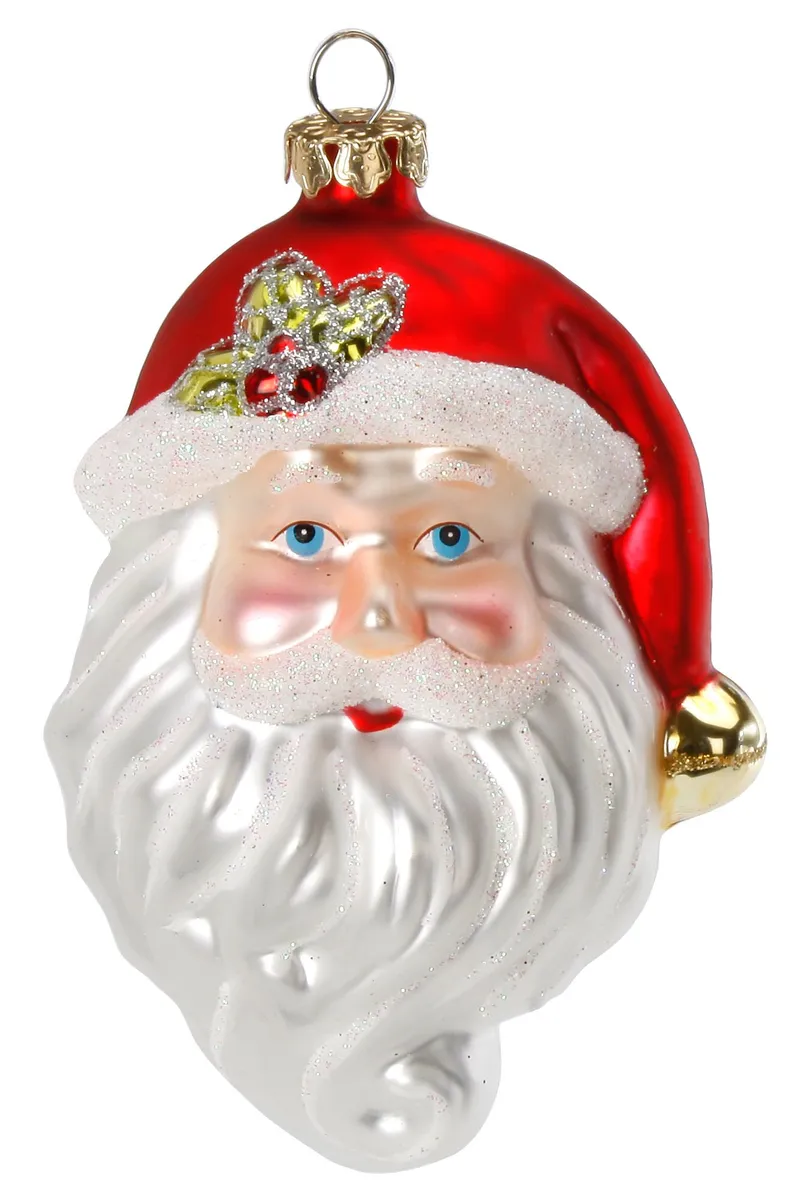 Inge-Glas Weihnachtsmannkopf